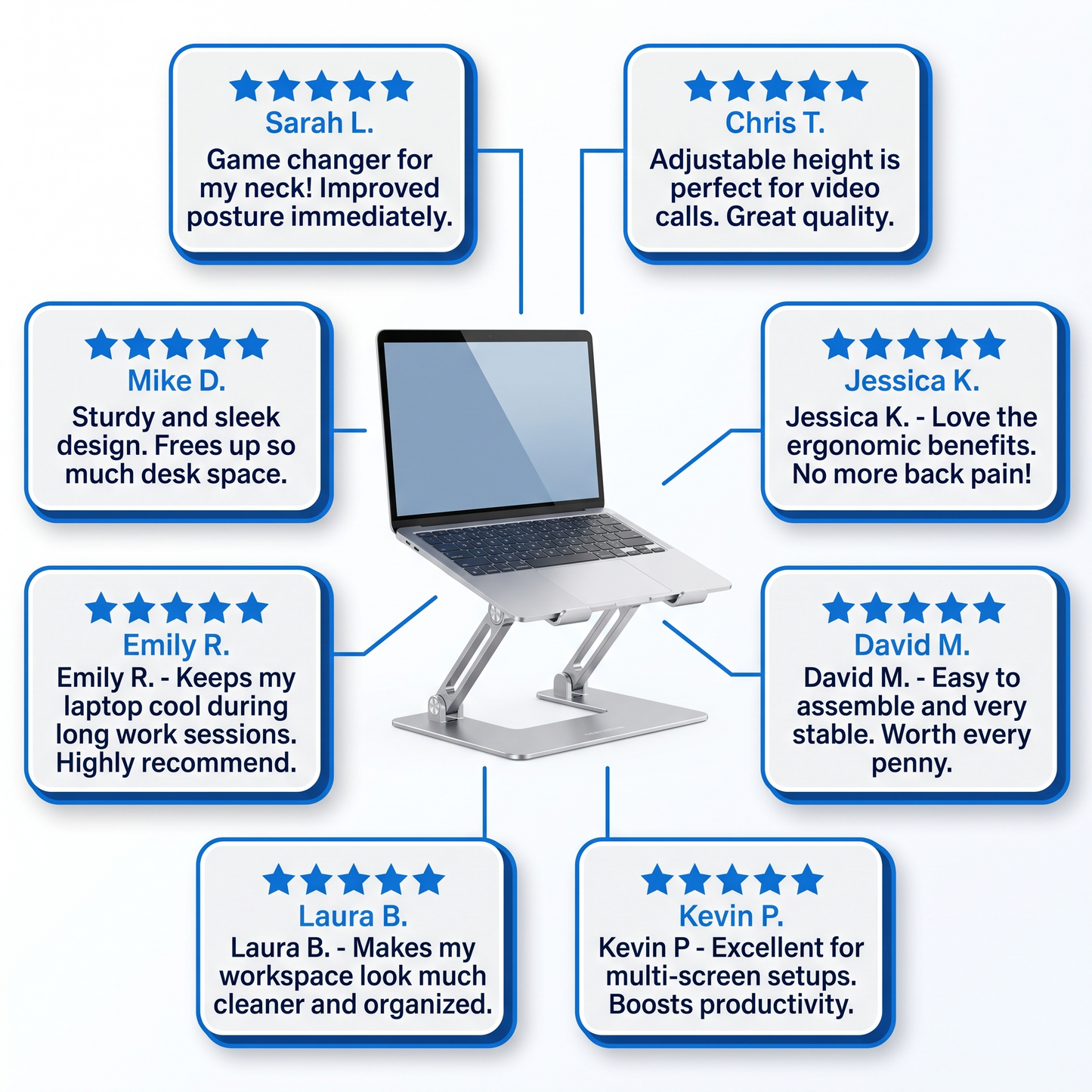 AeroStand Pro 2.0 - 360° Rotating Laptop Stand