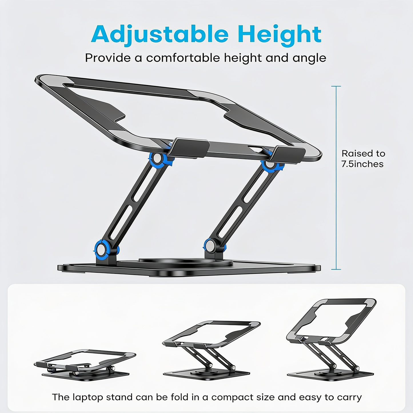 AeroStand Pro 2.0 - 360° Rotating Laptop Stand
