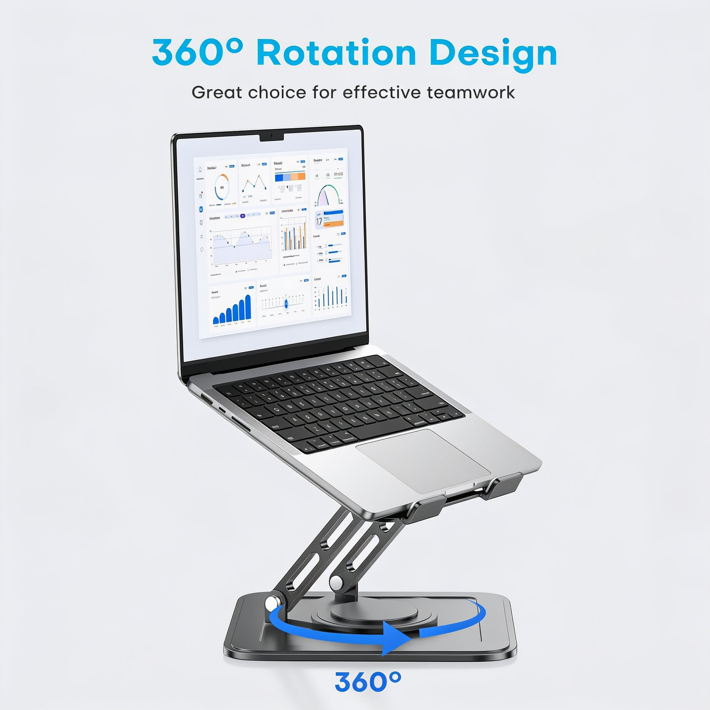 AeroStand Pro 2.0 - 360° Rotating Laptop Stand