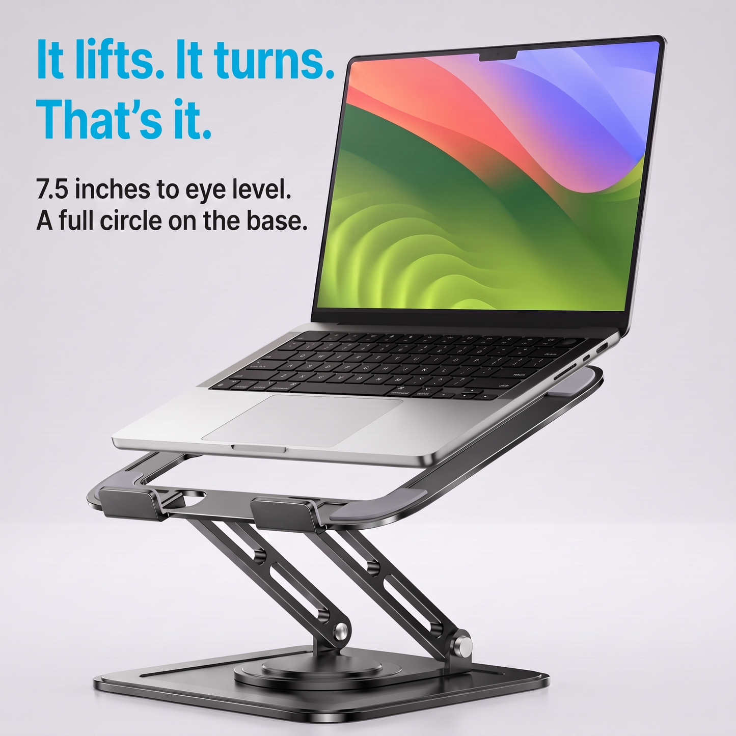 AeroStand Pro 2.0 - 360° Rotating Laptop Stand