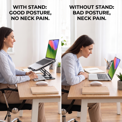 AeroStand Pro 2.0 - 360° Rotating Laptop Stand